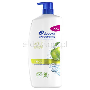 Head & Shoulders Szampon Przeciwłupieżowy Apple Fresh Codzienny  z pompką 800 ml