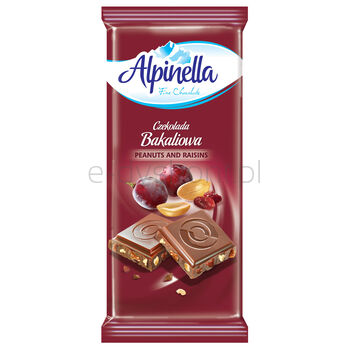 Alpinella Czekolada Bakaliowa 90G