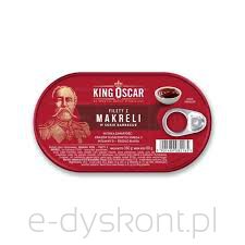 King Oscar Filety z makreli w sosie barbecue 160g