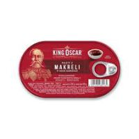 King Oscar Filety z makreli w sosie barbecue 160g