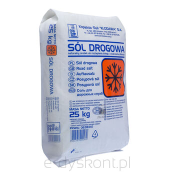 Kłodawska Sól Drogowa 25 Kg