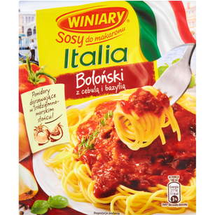 Winiary Sosy Do Makaronu Italia Boloński Z Cebulą I Bazylią 46G