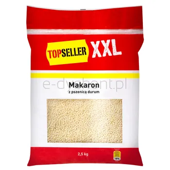 Topseller Xxl Makaron Zacierka Z Dodatkiem Pszenicy Durum 2,5 Kg