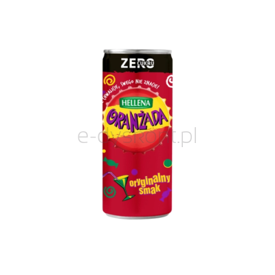 Hellena Oranżada Czerwona Zero Cukru W Puszce 330 Ml SK