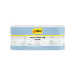 Topseller Papier Toaletowy 8R 150L 3W100 % Celuloza Decor Rumianek