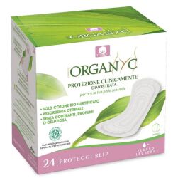 Organ(Y)C Wkładki higieniczne, pakowane pojedynczo 24szt BIO