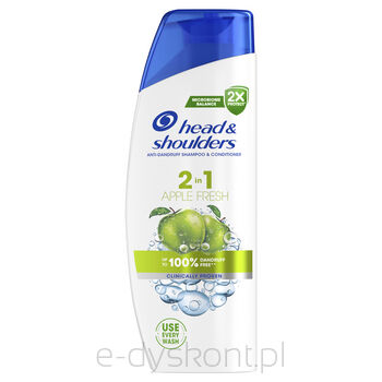 Head Shoulders Apple Fresh Szampon przeciwłupieżowy 2 w 1 330 ml