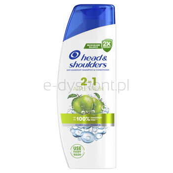 Head & Shoulders Szampon Przeciwłupieżowy Apple Fresh 2 w 1 330 ml