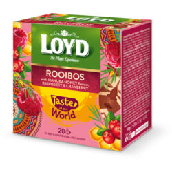Loyd Herbatka rooibos o smaku miodu manuka, maliny i żurawiny (20 x 1,7 g)