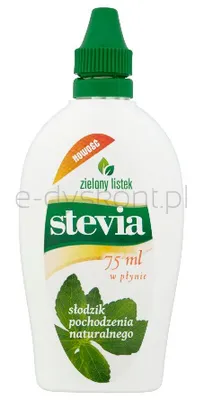 Słodzik W Płynie 75 Ml Stevia Zielony Listek