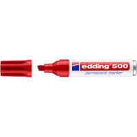 Edding Marker permanentny e-500 2-7 mm, czerwony [BIURO]