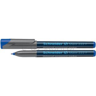 Schneider Foliopis permanentny Maxx 222, F, 0,7mm, niebieski