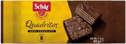 Schar Quadritos Wafelki W Czekoladzie Bezglutenowe 40 G