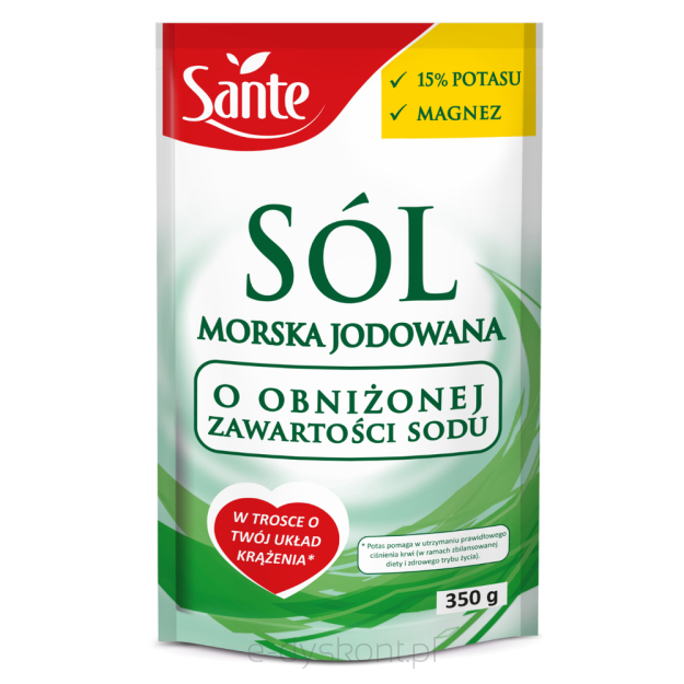 Sante Sól Niskosodowa Magnez Potas 1Kg