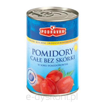 Podravka Pomidory Całe Bez Skórki 400 G