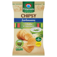 Przysnacki Chipsy Cebulka W Śmietanie Karbowane 135 G