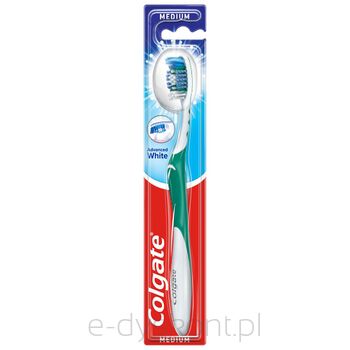 Colgate Szczoteczka do zębów Advanced White Średnia