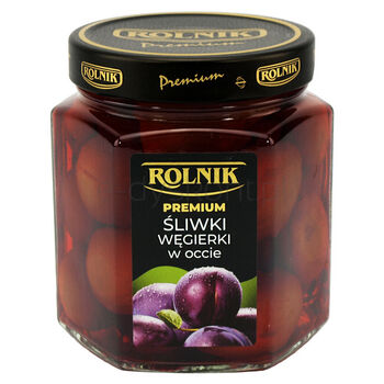 Rolnik Śliwki węgierki w occie 540 g