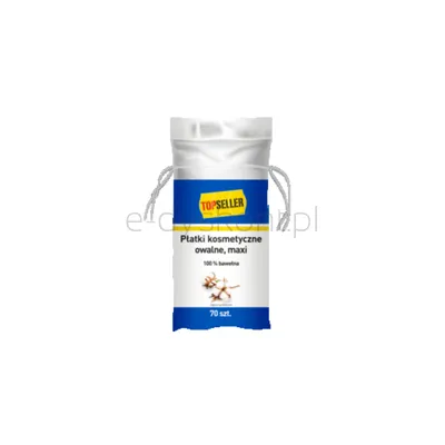 Topseller Płatki Kosmetyczne Owalne Maxi 70 Szt.