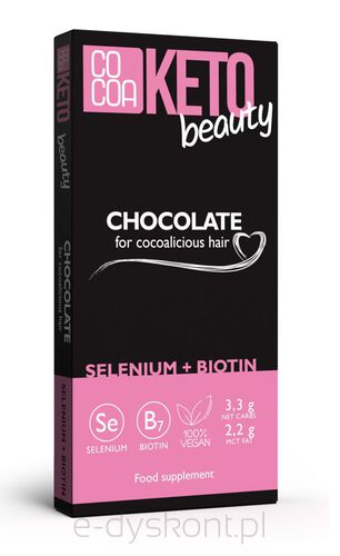 Czekolada Beauty Keto 40 G - Cocoa [BIO]