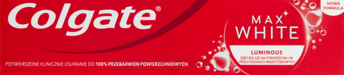 Colgate Pasta Do Zębów Max White Luminous Wybielająca 75 Ml