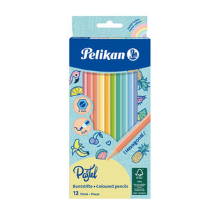 Pelikan Kredki drewniane pastel (12) blister