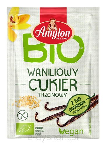 Cukier Z Wanilią Bourbon Bio 8 G - Amylon [BIO]