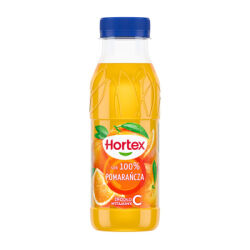 Hortex Pomarańcza Sok 100% butelka aPet 300 ml  SK