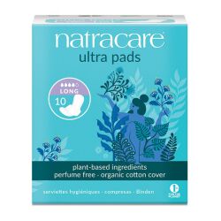 Natracare Podpaski ze skrzydełkami ultra long 10 szt.