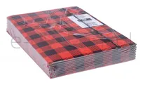 Teczka Z Gumką Office Products, Karton/Lakier, A4, 320Gsm, 3-Skrz., Mix Kolorów W Kratę - 7