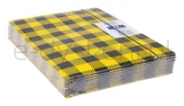 Teczka Z Gumką Office Products, Karton/Lakier, A4, 320Gsm, 3-Skrz., Mix Kolorów W Kratę - 8