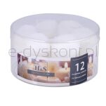 Donau HOME Świeca pływająca pastylka 48x28 mm, 12 szt., biała - 2