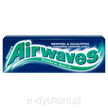 Airwaves Menthol  Eucaliptus 10 Drażetek/14G