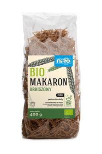 Makaron (Orkiszowy Razowy) Nitki Bio 400 G - Niro [BIO]