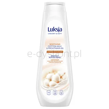 Luksja Płyn Do Kąpieli Creamy Soft Kremowy Mleczko Bawełniane I Prowitamina B5 900 Ml