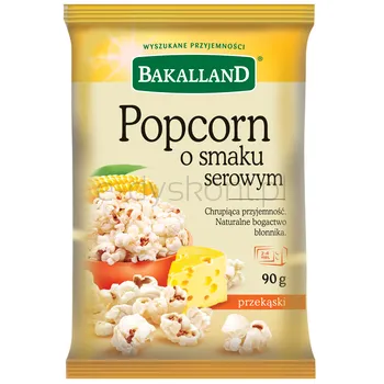 Bakalland Popcorn Serowy 90G 