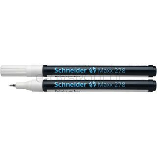 Schneider Marker olejowy Maxx 278, 0,8mm, biały [BIURO]