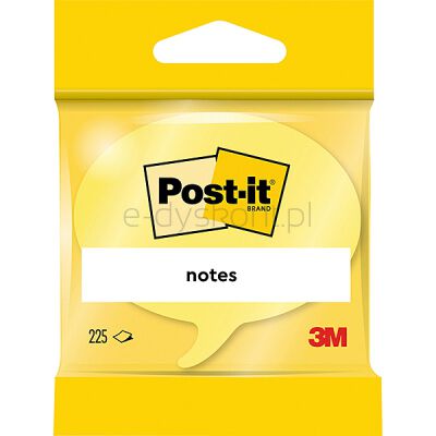 Post-It Kostka Samoprzylepna (2007Sp), 1X225 Kart., W Kształcie Chmurki Komiksowej