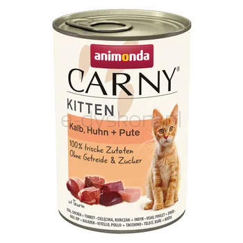 Animonda Carny Kitten cielęcina, kurczak + indyk 400g