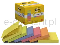 Post-It Karteczki Samoprzylepne Z-Notes, 76X76Mm, 6X100 Kart., Mix Kolorów Neonowych  - 2