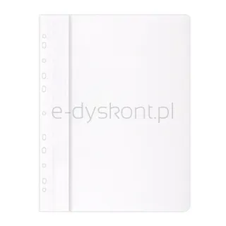 Office Products Skoroszyt, PP, A4, miękki, 100/170mikr., wpinany, biały