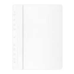 Office Products Skoroszyt, PP, A4, miękki, 100/170mikr., wpinany, biały