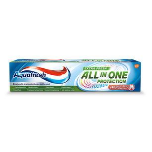 Aquafresh Pasta Do Zębów All In One Protection Pure Breath Odświeżająca Z Fluorem 100 Ml