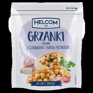 Helcom Grzanki pszenne z czosnkiem i natką pietruszki 100 g