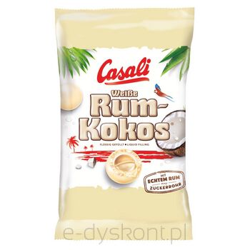 Casali draże rum-kokos w białej czekoladzie 100g