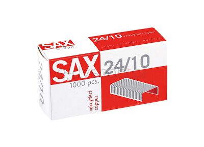 Sax Zszywki 24/10, miedziane, 1000szt.