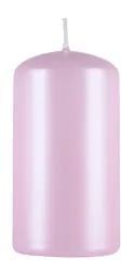 Świeca słupek Donau HOME Standard Lakier, 60x115mm, różowy perła