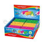 Keyroad Gumka Uniwersalna Roofix, trójkątna, pakowane na displayu, mix kolorów - 4