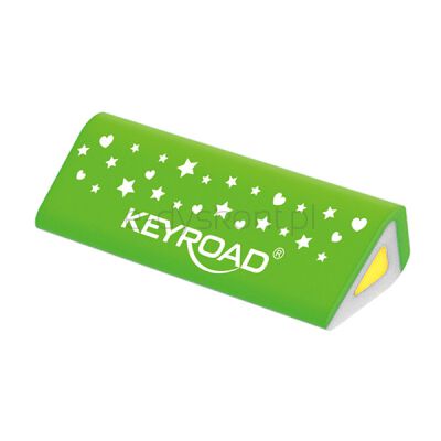 Keyroad Gumka Uniwersalna Roofix, trójkątna, pakowane na displayu, mix kolorów