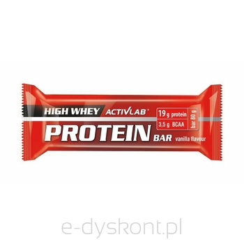 High Whey Protein Bar - Waniliowy W Polewie Jogurtowej Activlab (80 Gram)